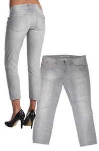 JOE'S JEANS jeans donna grigio CHELSEA CROP DENIM NUOVO CON ETICHETTA 30 - Foto 1 di 4