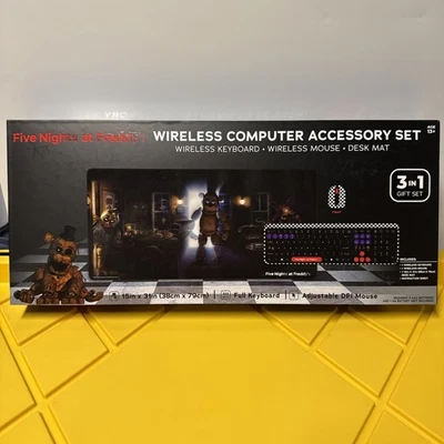 Five Nights at Freddy's Wireless Computer Accessory Set ~ 3-in-1 Gift Set ~ FNAF - Image 1 of 4