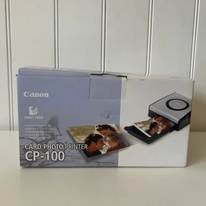 Canon CP-100 Card Photo Printer Boxed Used Once All Accessories Included - Picture 1 of 13