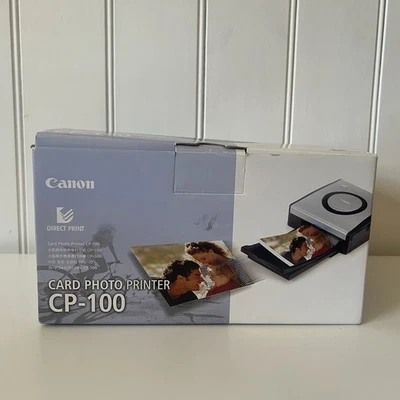 Canon CP-100 Card Photo Printer Boxed Used Once All Accessories Included - Image 1 of 4