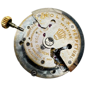 Vintage 28.5mm Rolex Chronometer Cream Automatic Men's Wristwatch Movement 1030 - Picture 1 of 3
