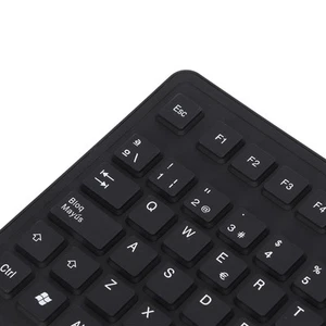 Keyboard 105 Key Spanish Usb Wired Foldable Quiet Waterproof Dustproof Si SPC - Picture 1 of 12