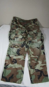 US Militär BDU Cargo Hose Herren Large Regular Woodland Camo Army Hose Feld - Bild 1 von 7