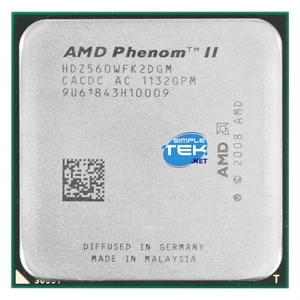 AMD PHENOM II X2 560 AM3 3.30GHZ Processor CPU HDZ560WFK2DGM - Picture 1 of 6