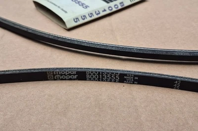 Dodge B150 B250 1986 1987 furgoneta 225 inclinada 6 nuevo MoPar Alt P/S correa de transmisión Foto 1 de 2