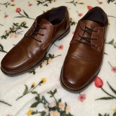 Ciervos Ciervos Denny Equipaje Oscuro Oxford Zapatos con Cordones Zapatos de Vestir Juveniles Talla 4M Foto 1 de 4