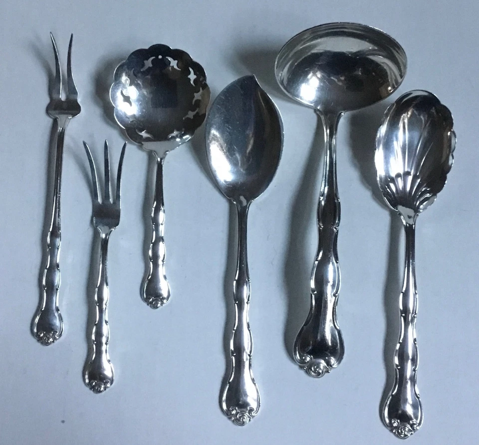 Juego de 6 servir Rondo by Gorham de plata de ley Foto 1 de 1