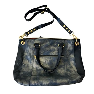 Bolso de Mano HAMMITT Los Angeles Daniel Capuchino Negro Tachonado Correa para el Hombro - Imagen 1 de 10