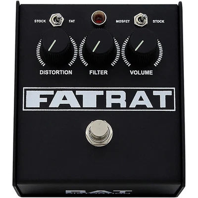 Pedal de efectos de distorsión para guitarra Pro Co FATRAT Foto 1 de 4