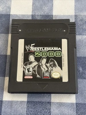 WWF WrestleMania 2000 (Nintendo Game Boy Color, 1999) Cartridge Only - Image 1 of 2