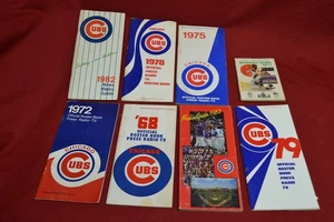 7) Prensa de béisbol/medios de comunicación/guías de lista de los Chicago Cubs y guía de pelota B de ELSON'S 77 - Imagen 1 de 6