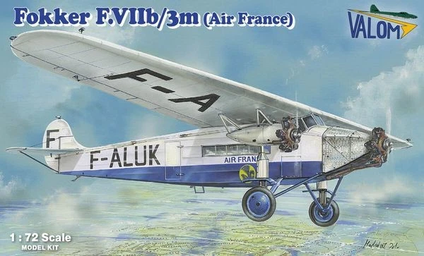 Fokker F.VIIb/3m 1/72 - VALOM 72171 - Immagine 1 di 1