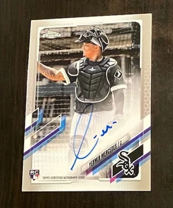 YERMIN MERCEDES auto rc 2021 Topps Chrome WHITE SOX - Picture 1 of 2