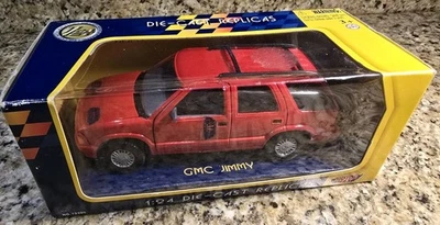 1997 GMC Jimmy Red DieCast 1:24 SUV 90's VEHICLE  Motormax NEW  - Image 1 of 4