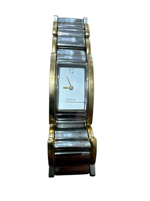 DKNY NY3281 2 TONE LADIES QUARTZ WATCH Need Battery Used - Image 1 of 4