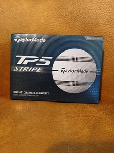TaylorMade TP5 Stripe Golf Balls, 12-Pack ( 6 Free Vice Golf Tees Included) - Picture 1 of 6