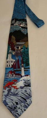 Corbata de cuello para hombre Rivetz of Boston - diseño de Nueva Inglaterra Foto 1 de 2