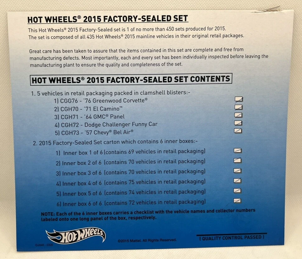 原厂封装 2015 年原厂密封套装内容卡套装 1/450 — 第 1/3 张图片