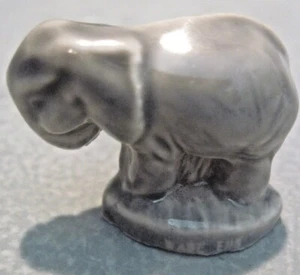 FIGURA DE CERÁMICA DE TÉ ROSA ROJO WADE GRIS CIRCO ELEFANTE - Imagen 1 de 4