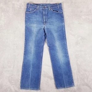 Pantalones de mezclilla vintage Levis 517 para hombre 38x31 corte bota recta lengüeta naranja EE. UU. azul - Imagen 1 de 21