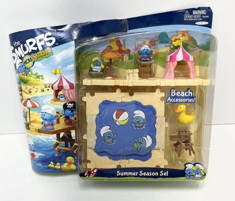 The Smurfs Micro Village Beach Summer Season Set Cover