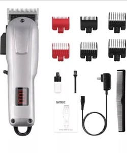 SUPRENT Pro Barber Clipper Trimmer Hair Cutting Kit Cordless 2000mAh HC295S - Picture 1 of 7