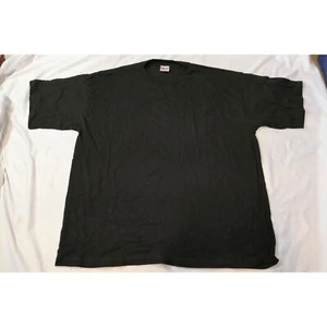 T-SHIRT UOMO BAY SIDE HEAVYWEIGHT VINTAGE NUOVA OLD STOCK nera tinta unita 3XL XXXL - Foto 1 di 8