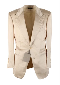 TOM FORD Windsor Solid Off White Sport Coat Size 48 / 38R U.S. Fit A Jacket B... - Picture 1 of 7