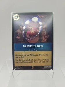 Disney Lorcana Event Promo Card Karte Foil Set 2 Four Dozen Eggs 33/P1 New - Picture 1 of 9