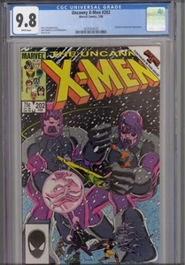 Uncanny X-Men #202 CGC 9.8 1986 Marvel Comics Sentinelle e Beyonder App - Foto 1 di 2
