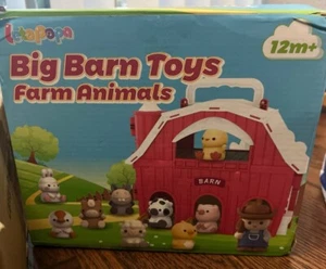 Letapapa Big Barn Farm Animals 12 Month+ Toy Farmer Cow Sheep Chicken Pig & More - Picture 1 of 1