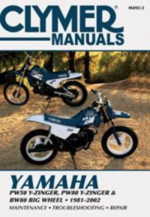 Clymer M492-2 Service & Repair Manual for Yamaha PW50 / PW80 / BW80 Models - Image 1 of 1