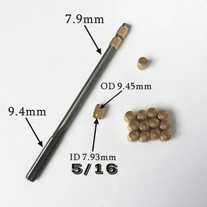 5/16 Throttle Shaft Bushing repair Worn Carburetor contain Reamer 16 pcs Bushing - Picture 1 of 4