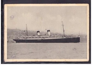 Cartolina Flotte Riunite Genova Nave AUGUSTUS KE347 - Picture 1 of 1