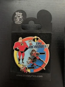 Disney Incredibles Family Dash Violet Elastigirl Slider Movie Pin - Picture 1 of 1