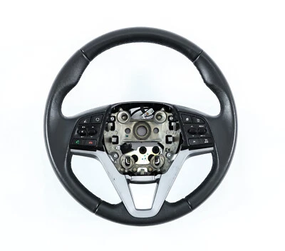 Steering Wheel Cover with Leather for Hyundai Tucson manufactured 2015-2020 New Leather - Image 1 of 4