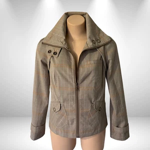 Chaqueta para mujer PREPPY a cuadros con cremallera talla 10 | Diseño informal | AZÚCAR PICANTE - Imagen 1 de 8