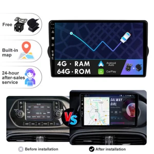 4+64GB Autoradio Per Fiat EGEA TIPO 2015-2018 Carplay GPS Navi DAB Carplay SWC - Foto 1 di 12