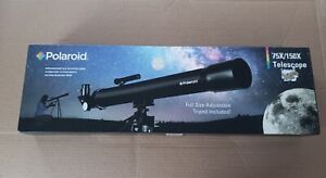 Polaroid 75x/150x Telescope With Tripod Brand New Unopened Box