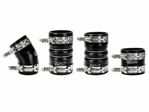 HPS Intercooler Hose Boots Kit for Ford 05-07 F350 Superduty 6.0L Diesel BLACK - Foto 1 di 1