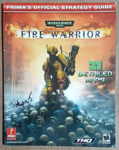 Fire Warrior Warhammer 40'000 Prima's offizieller Strategiespielführer PS2/PC - Bild 1 von 2