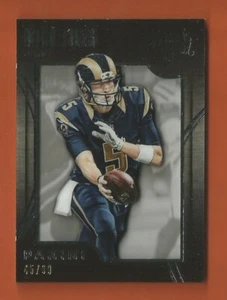 2015 PANINI BLACK GOLD WHITE GOLD NICK FOLES #d 45/99 ST. LOUIS RAMS - Foto 1 di 2