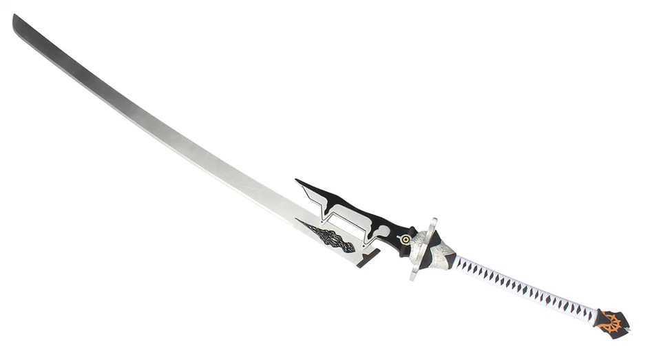 Cosplay Halloween YoRHa No.9 Tipo S Branco Preto 59 polegadas PVC Arma Espada Prop - Imagem 1 de 1