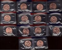 Details about  / 1968 P D 1968D Lincoln cent uncirculated US Mint set in cello BU