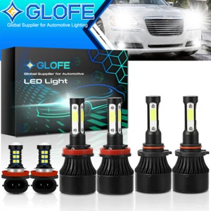 For Saturn Aura Sedan 2007-2009 White 6000K 9005 H11 LED Headlight H11 Fog Bulbs - Picture 1 of 8