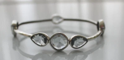 Pulseira Silpada B2707 Admire 925 pedras de vidro prata esterlina - Imagem 1 de 4