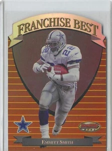 Bowman's Best #FB3 1999 franquicia Emmitt Smith Best Dallas Cowboys - casi nuevo - Imagen 1 de 2