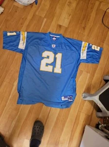 Vntg Reebok San Diego Chargers Ladainian Tomlinson Jersey stiched 2XL +2 length - Picture 1 of 12