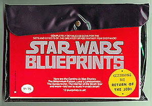 Warehouse Find 1977 Star Wars Original Blueprint Set-15 Sheets Pouch- Case Fresh