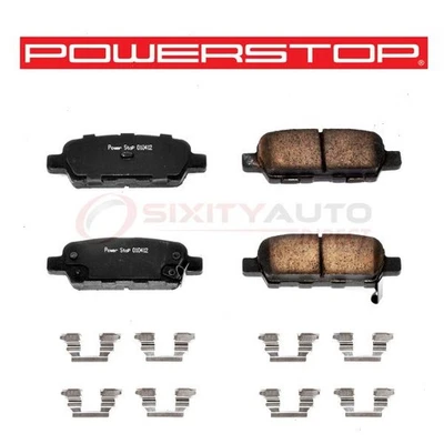 PowerStop Rear Disc Brake Pad & Hardware Kit for 2011-2013 Infiniti M56 - zz - Image 1 of 4